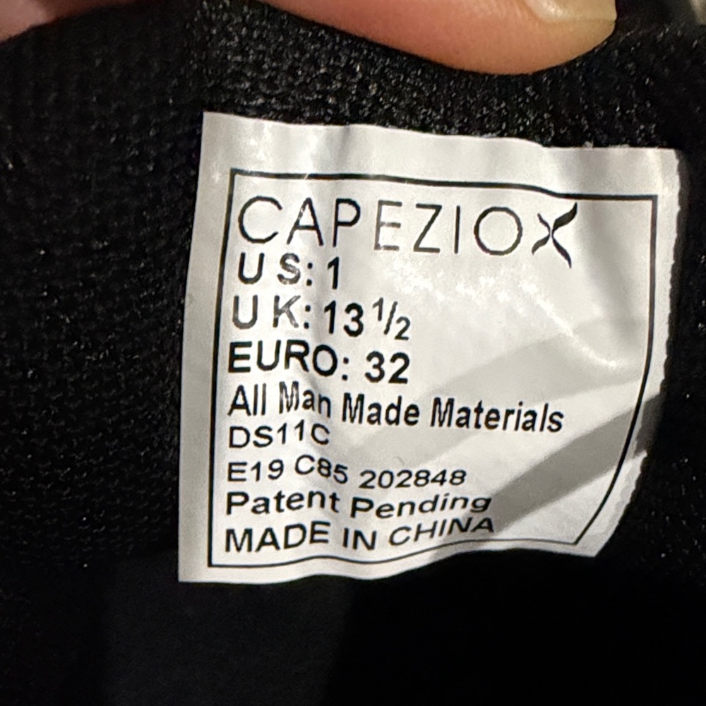 Capezio Kids Black Dance Sneakers - Picture 4 of 4